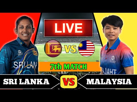 🔴Live: Sri Lanka Women Vs Malaysia Women Live Asia Cup 2024 | MAS W vs SL W Live #cricketlive