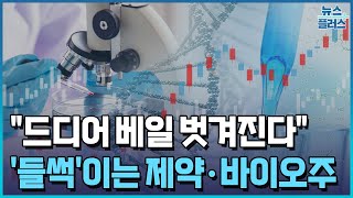 제약·바이오주는 '슬슬' 달궈지는 중…"드디어 베일 벗겨진다"/[+PICK]/한국경제TV뉴스