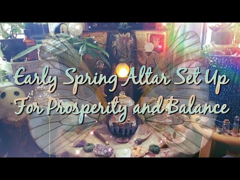 Early Spring Altar Set Up 🌟🌿