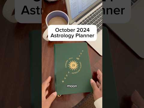 Happy October! 🎃🖤✨ 6 days to launch of the 2025 astrology planner collection!