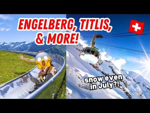 SUMMER IN ENGELBERG SWITZERLAND: Exploring Mount Titlis + Brunni | Mountain Coasters, Hikes & more!