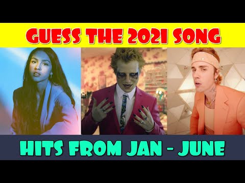 Guess the Song Music Quiz 2021 (January to June - 1st half of 2021)