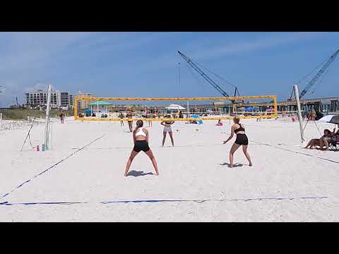 First Coast Volleyball Series April 2022 Girls 18U Advanced - Jacobs/Misko vs Redick/Schrock