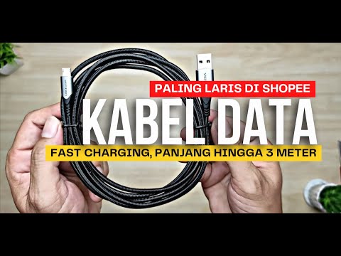 Unboxing Kabel Data Micro USB Fast Charging Paling Laris Di Shopee | Vention