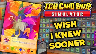 TCG Card Shop Simulator - Wish I Knew Sooner | Tips, Tricks, & Game Knowledge for New Players