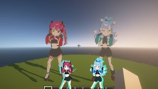 Hololive Houshou Marine & Kobo Kanaeru (宝鐘マリン＆こぼ・かなえる) 【original anime MV】but in Minecraft