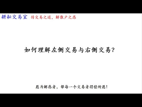 什么叫左侧交易与右侧交易？如何理解？几张图让你明白二者的区别