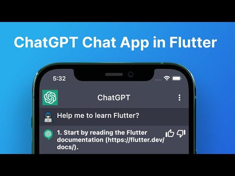 Build ChatGPT App in Flutter using OpenAI API - Full Course