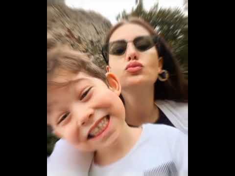 Fahriye evcen özçivit 🇹🇷with her son karan özçivit 😍|kurulus osman wife|