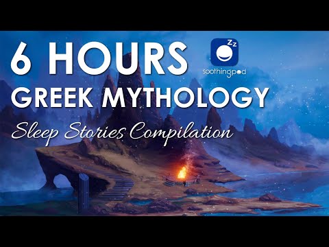 Bedtime Sleep Stories |  💙 6 HRS Greek Mythology Compilation 🔥 | Sleep Story for Grown Ups | Heroes