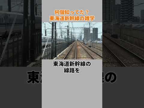 【何個知ってた？】東海道新幹線の雑学（新幹線、東海道新幹線、JR東海、鉄道）