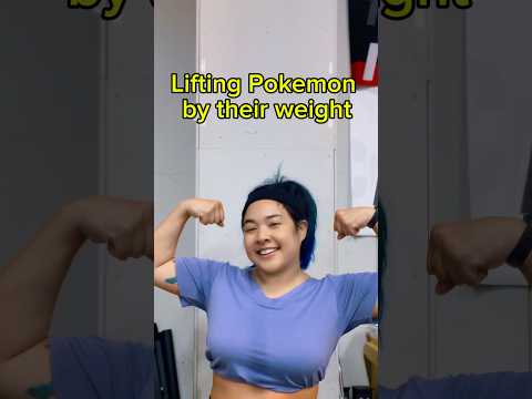 Lifting Pokemon by Their Weight #pokemon #crossfit