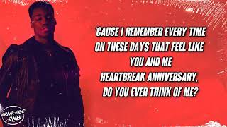 Giveon - Heartbreak Anniversary (Lyrics)