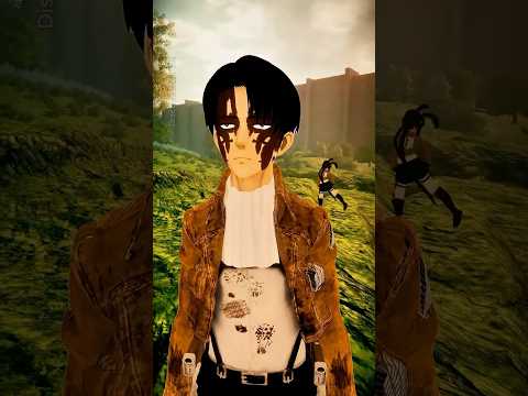 Beast Titan vs Levi 🤣🔥 #attackontitan #aot #beasttitan #leviackerman #anime #vrchat #bowwow #meme