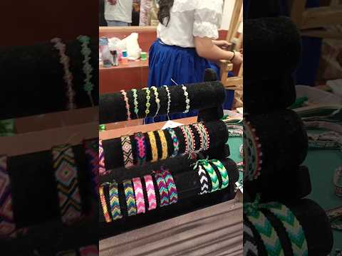 Thread weaved bracelets | Global Village