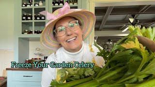 Freeze Your Garden Celery Video 2023