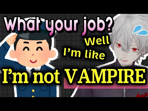 Because he is a VAMPIRE, would he be suspected by the police?[Romaji sub/Kuzuha/NIJISANJI JP CLIP]