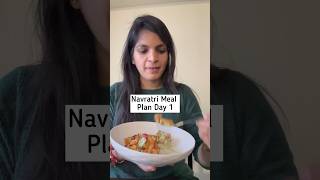 Navratri Meal Plan Day 1 #navratri #navratrispecial #mealplan #whatieatinaday #shorts