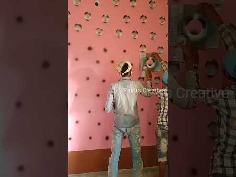 Bubble Wall Painting semple tricks #tricks #bubble #art #2024 #spray