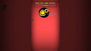 "Rain and Light Sensor "Dashboard symbol meaning