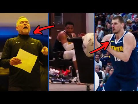 Denver Nuggets Locker Room Celebration After Nikola Jokic & Westbrook Makes Triple-Double vs. Nets!