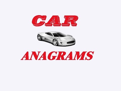 Car Anagrams