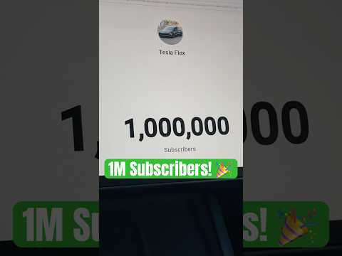 Hitting 1 MILLION Subscribers in My Tesla! 😳🤯