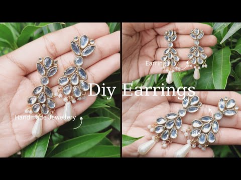 Quick Easy and Simple diy Earrings Making | Earrings making | Diy Crafts with Minnie