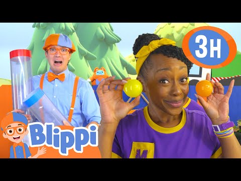 Learning Colors with Blippi and Meekah: The Great Ball Cleanup! | Kids TV Shows | Cartoons For Kids