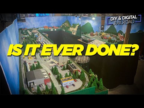 Do you really think this viewer's model railroad is finished?