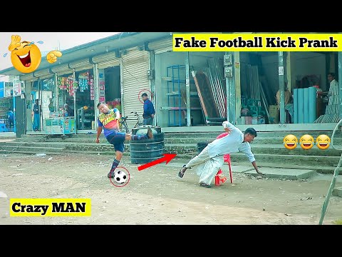 Update Viral Fake Football Kick Prank 2022 | Football Scary Prank - Gone Wrong Reaction in Public...