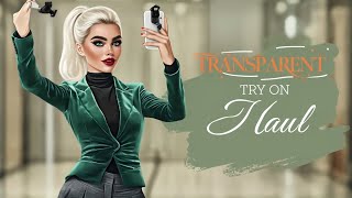 4K Transparent Lingerie | Try On Haul See Everything | See Through | Transparent HaulTry On New