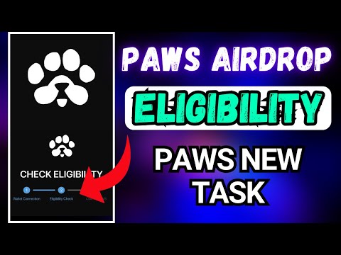 Paws Airdrop New Task Complete | 😮 এই টাস্কটা কমপ্লিট না করলে টাকা পাবেন না