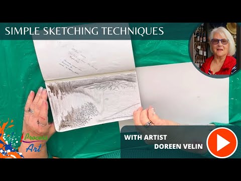 Drawing: Simple Sketching Techniques: Create Depth & Shadows with Doreen Velin ✏️🌿