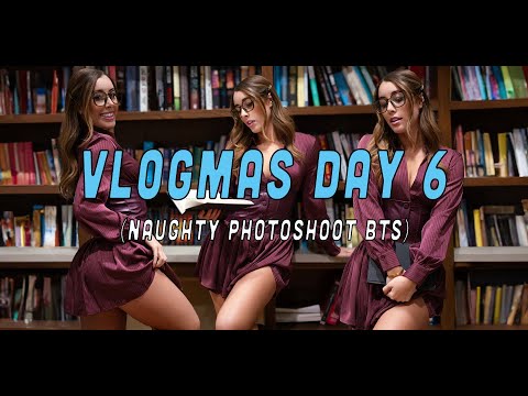 VLOGMAS DAY 6 (Naughty Photoshoot BTS)