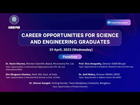 Panel Discussion: Career Opportunities for Science and Engineering Graduates