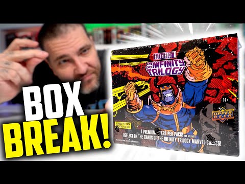 About to THANOS SNAP the Infinity Trilogy Marvel Trading Cards from Upper Deck | BOX BREAK!