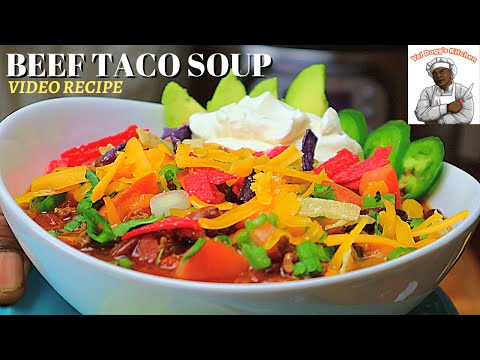 BEST INSTANT POT TACO SOUP | HOW TO MAKE  BEEF TACO SOUP IN A INSTANT POT | TACO VIDEO RECIPE