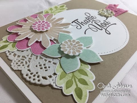 Craft With Me: Flower Patch Thank You Card