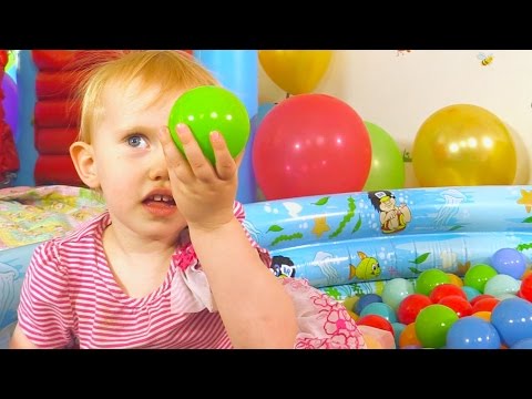 The Balloon Ball Pit Show for Learning Colors | Children's Educational Video