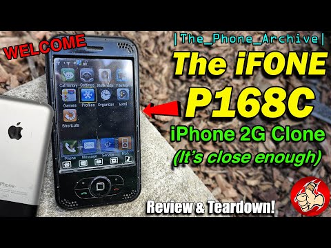 The "iFONE P168C" is an iPhone 2G Clone from 2008 - they got about 3% of it correct...