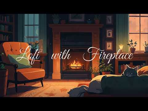 🔥 Fireplace Ambience LoFi - Calm Beats for a Cozy Evening 2 Hours 🔥[2K] #fire #fireplace #lofi