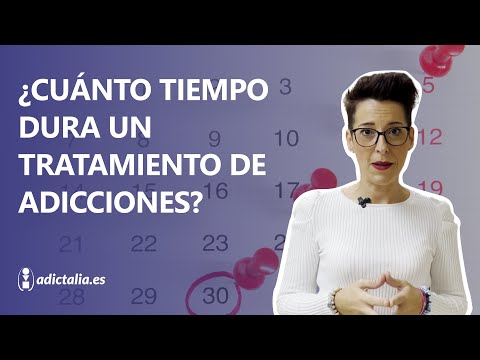 DURACIÓN del tratamiento de ADICCIONES