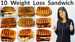 10 Weight Loss Sandwich Recipe In Hindi | Weight Loss Recipe|Healthy Breakfast Ideas|Dr.Shikha Singh