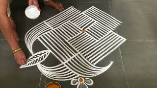 Easy padikolam designs| Simple muggulu designs| easy rangoli designs| Beginners kolam