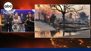 California officials give update on LA wildfires