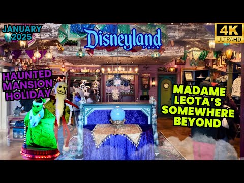 New Madame Leota's Somewhere Beyond Store Walkthrough + Haunted Mansion Holiday Disneyland 2025 [4K]