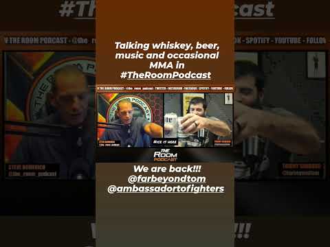 Talking, whiskey, beer, music and occasional MMA. We are back LIVE Wednesday night's 8pm!