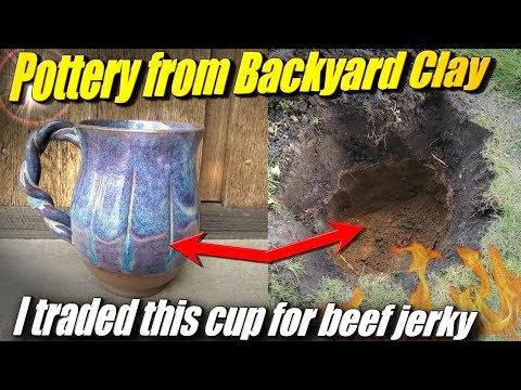 Garden Clay to Pottery Clay, making a cup for Powers