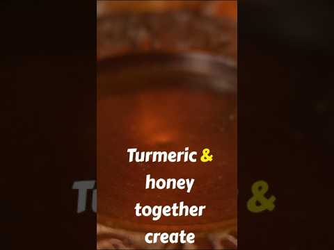 🌿🍯 Turmeric & Honey – The Powerful Healing Combo! | Boost Immunity & Health Naturally! 🏥✨  #Shorts